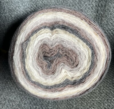 1 NEW Caron Cloud Cakes Sandbar Lush Living Brown, Tan neutrals 100% Polyester