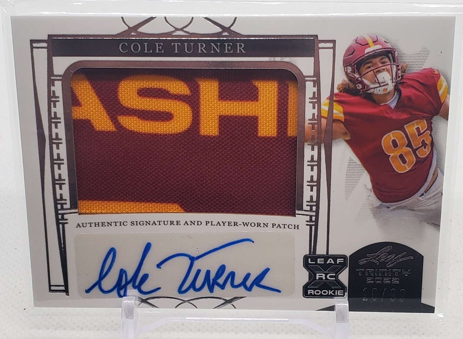 Cole Turner Leaf Trinity Player Worn Patch Auto #PACT1 Base