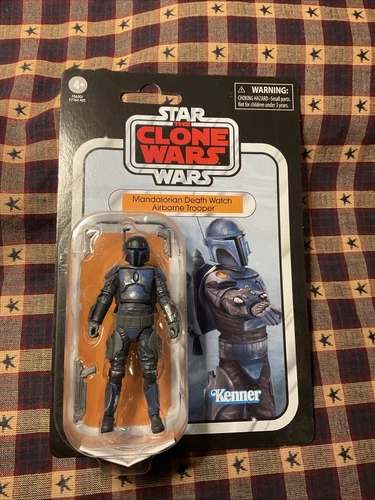 STAR WARS TVC VINTAGE CLONE WARS: MANDALORIAN DEATH WATCH AIRBORNE - VC247