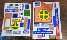 Mattel VertiBird Polar Adventure Reproduction Stickers Decals DIE CUT