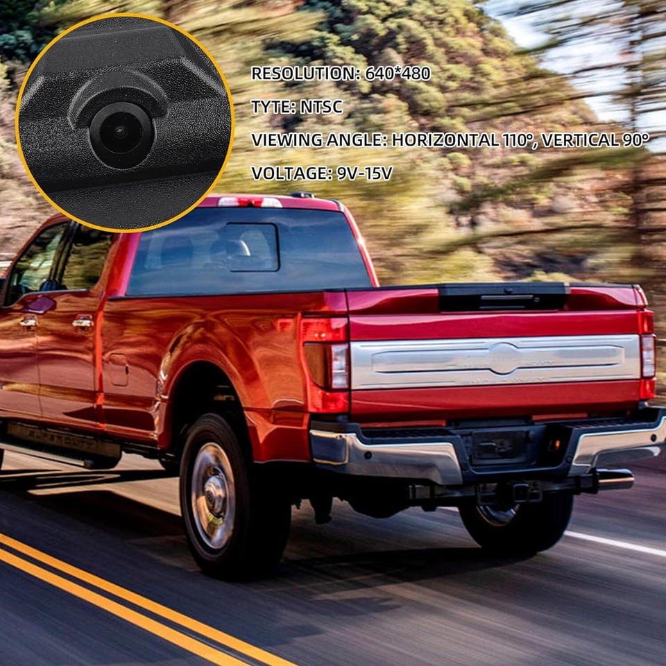 G-PLUS Complete Tailgate Cap Molding Trim Compatible With 2017-2020 Ford Super Duty F250 F350 With Integrated Tailgate Step Only 324099266144
