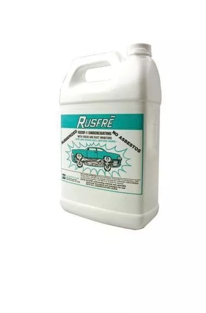 Rusfre Automotive Spray On Rubberized Undercoating Material 1 Gallon Part Rus 1