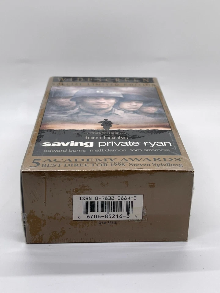 Factory Sealed VHS Saving Private Ryan Special Limited Ed. Hype Sticker Intact  - Image 2 of 4