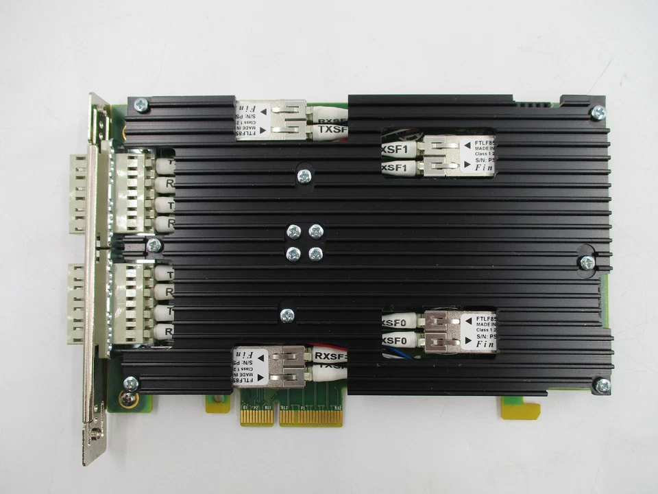 Riverbed Four-Port SX Multimode Fiber Gigabit Ethernet Card P/N: 410-00045-01 - Image 2 of 4