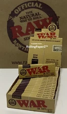 THREE PACKS of WAR ON HATE 1 1/4 size Rolling Papers by RAW™ 50 leaves per pack