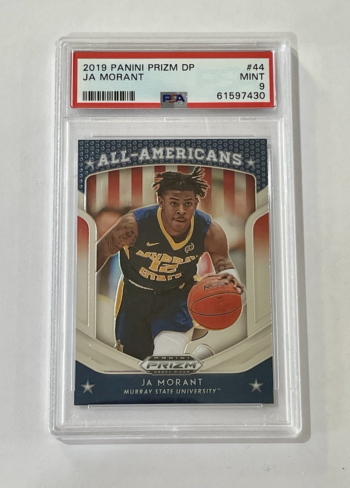 2019-2020 Ja Morant All American PSA 9 Panini Prizim