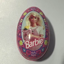 Vintage Barbie Empty Mattel Vintage Barbie Russell Stover Metal Egg 1996