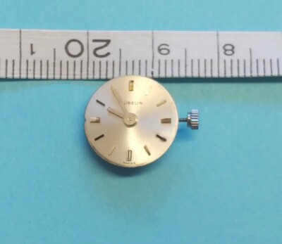 Ronda Cal. 1042 Swiss 5 J Movement.Gubelin 14mm Dial & Hands.Sets & Runs 24 Hrs.