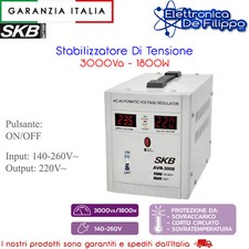 STABILIZZATORE DI TENSIONE 3000VA adatto per tenere costante la 220 Volt