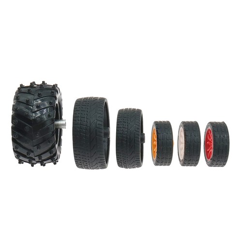 RC Modellbau Räder Rolle Welle Räder Felgen Reifen Gummi Kunststoff Auto DIY - Bild 5 von 22