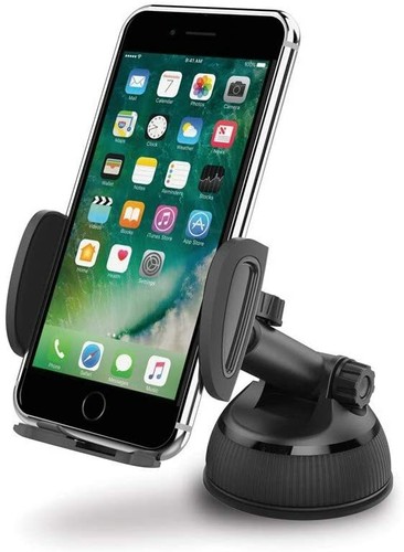 SUPPORT SMARTPHONE UNIVERSEL VEHO TA9 DANS LA VOITURE | 360 ROTATION - NOIR - VAA-015-TA9 - Photo 4 sur 12