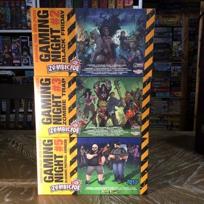 Zombicide Gaming Night #2 #3 #5 - CMON - Includes 3x Sets Of Rare Zombicide Dice