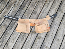Craftsman Tool Belt Nail Apron 37723 Construction Cowhide Adjustable Leather