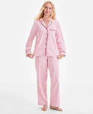 Charter Club Women's 2-Pc. Cotton Flannel Packaged Pajamas Set