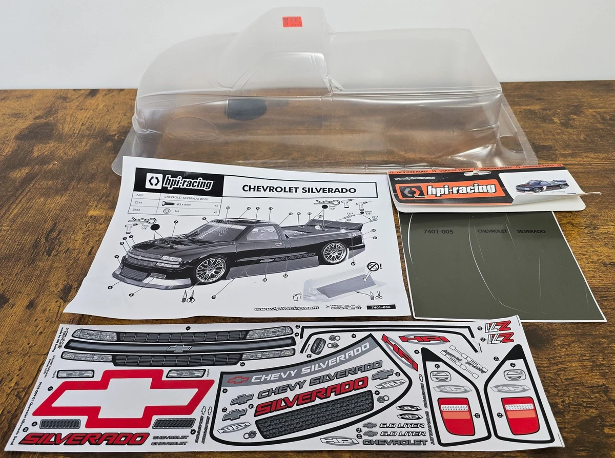 HPI Racing 1/10 Chevrolet Silverado ボディ ラジコン・ドローン HPI Racing 1/10 Chevrolet Silverado ボディ