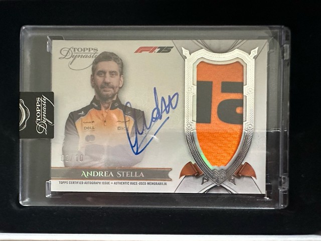 Topps Dynasty 2025 F1 Andrea Stella Auto Patch /10