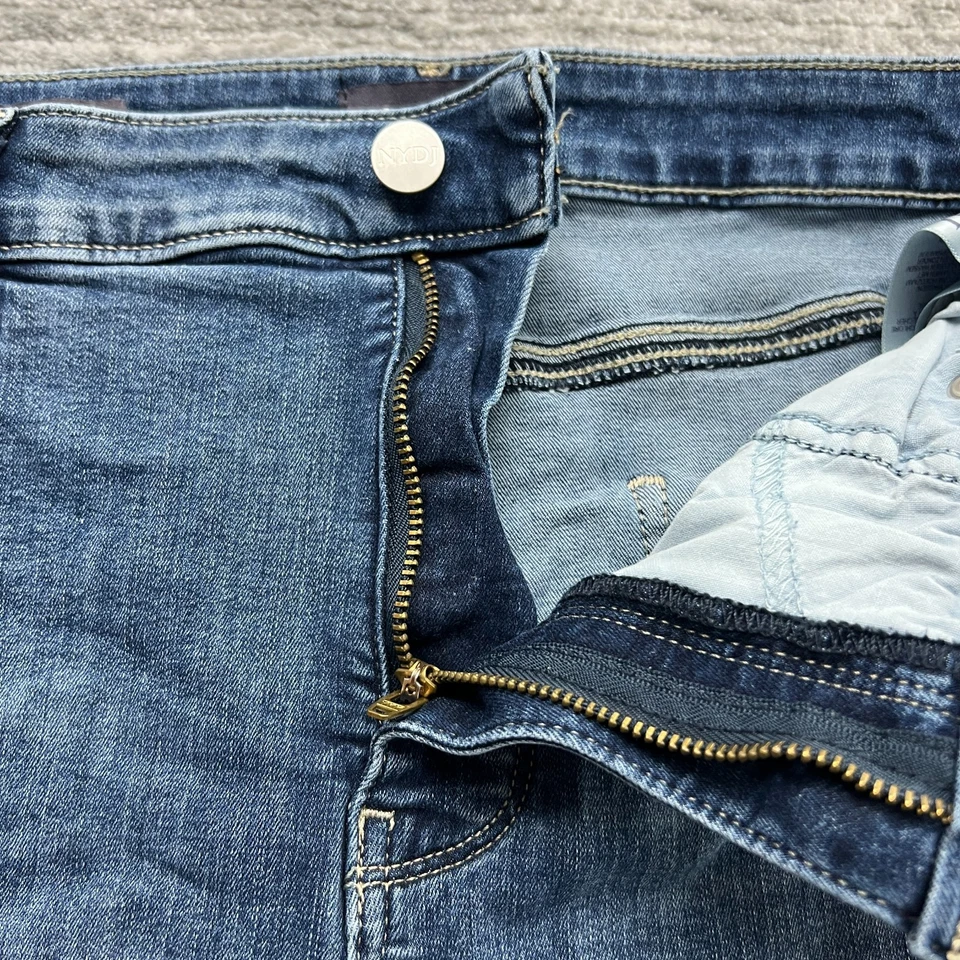 Pantalones Cortos NYDJ Talla 10 Mujer Relajados No Tu Hija Jeans Azul Denim Foto 2 de 4