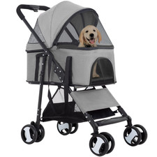 3 in 1 Multi-Function Dog Jogger with Detachable Carrier, Lightweight Travel Str