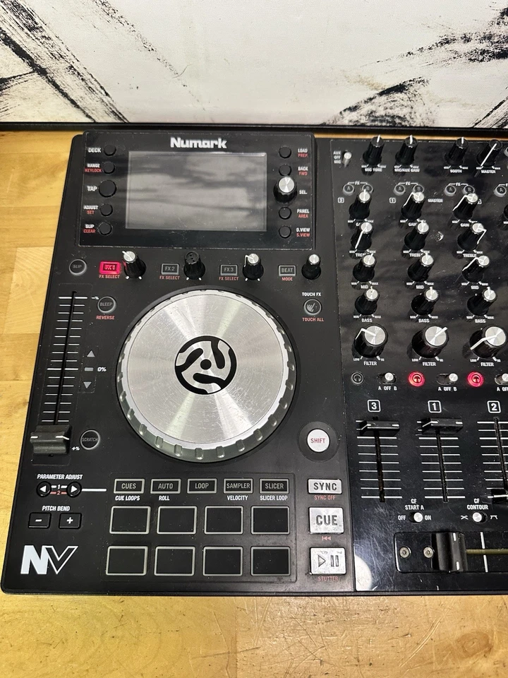 Numark Serato NV Dual-display DJ Controller  Selling As Is For Parts Or Repair - Image 3 of 4
