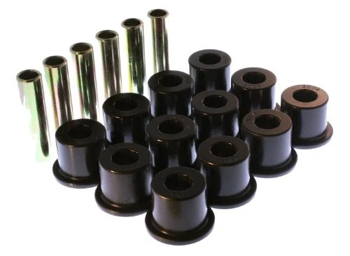 Conjunto de bucha Energy Suspension 32106G mola de folha; Preto; Traseiro; Com 1,5 pol. Od - Imagem 2 de 4