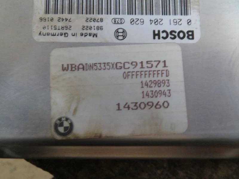 Módulo de control electrónico ECM del motor compatible con 99-00 BMW 540i 243946 Foto 2 de 4
