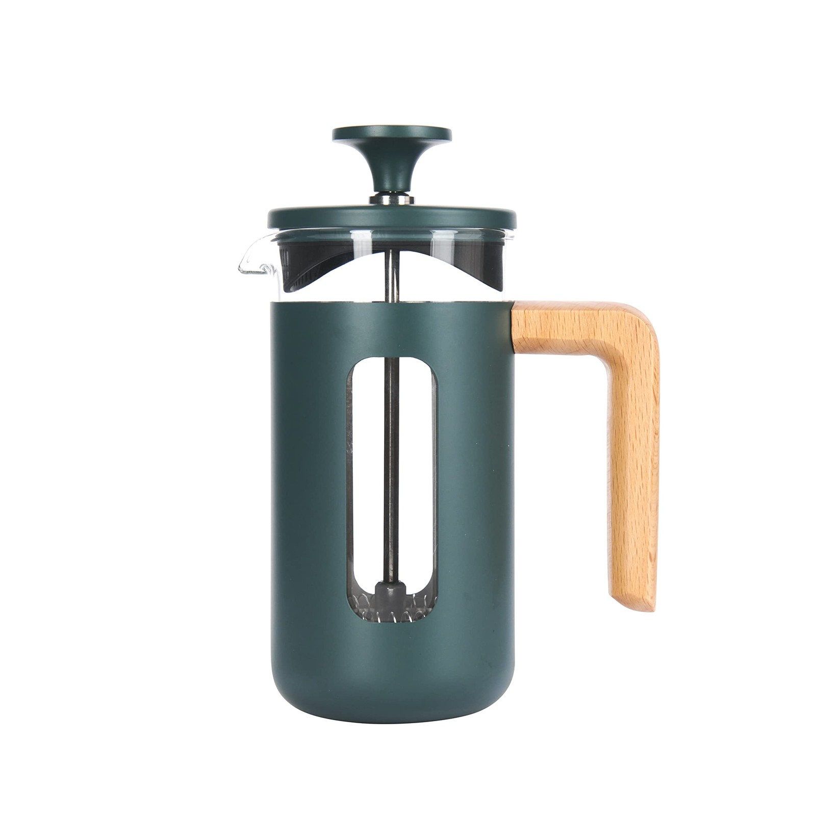 Pisa Stainless Steel Cafetiere 3 Cup French Press, Green, Gi