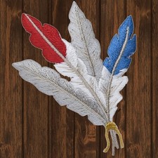 Feathers Embroidered Patch Iron On