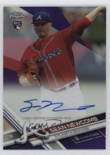 2017 Topps Chrome Rookie Purple Refractor 163/250 Sean Newcomb #RA-SN Auto 0lc5