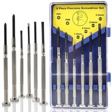 6 PCS Precision Screwdriver Sets, Eyeglass Repair Kit Screwdriver, Mini Screw...