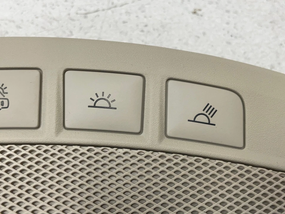 17-20 Lincoln Continental Front & Rear Overhead Dome Light Lamp Set 1589 OEM - Image 3 of 4