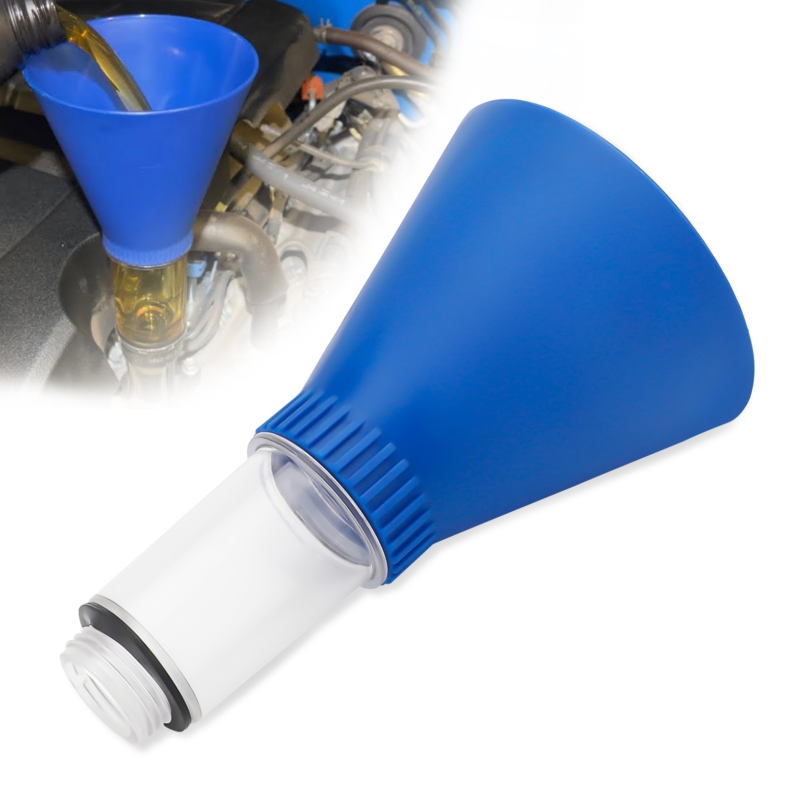 Funnel Threaded Adapter Hands Free Fill Tool For Toyota Lexu