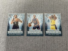 2024-25 Panini Optic Basketball White Hot Rookies Lot of 3 Cards