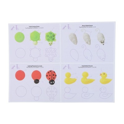 Pack of 13 Cake Piping DIY Drawing Board Templates Paper Practice Cardboards