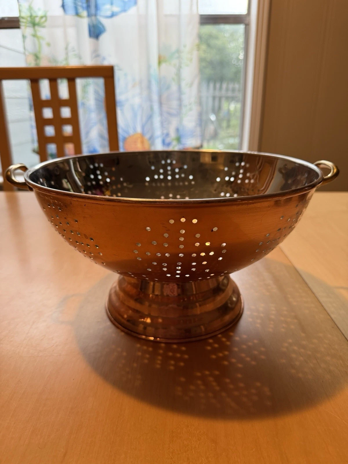 Large B&M Douro Copper Colander With Handles, Round 11.75” Diameter, 6.5” Height
Opens in a new wind