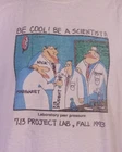 vintage 80s single stitch Gary Larson The Far Side T-Shirt Lab Peer Pressure XXL