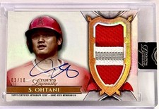 2023 Topps Dynasty SHOHEI OHTANI #3/10 Silver Autograph Patch Factory SEALED! 🔥