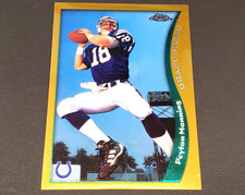 1998 TOPPS CHROME PEYTON MANNING #165 ROOKIE RC SP CARD HIGH GRADE. rookie card picture