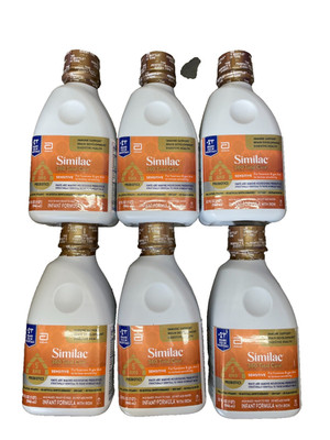 SIMILAC 360 TOTAL CARE SENSITIVE ''RTF'' INFANT FORMULA 32 floz BOTTLES - 6 total