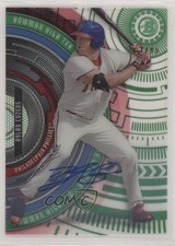 2017 Bowman High Tek Green Rainbow Auto 81/99 Dylan Cozens #BHT-DC Auto za5