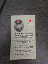 Sterbebild WW2 WK2 Death Card Badhof Haag Russland Russia Radom Ostmedaille