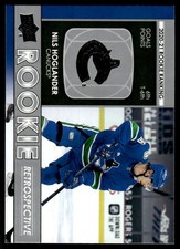 2021-22 Upper Deck Rookie Retrospective Nils Hoglander Vancouver Canucks #RR-9