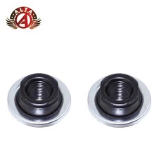 2x ALTA Bicycle Hub Cone 3/8 x 26T Black Steel w/ Dust Cap Front Rear Freewheel.