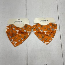 ZooZatz Baby Orange University Of Tennessee 2 Pack Bibs Kids One Size NEW