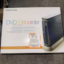 Memorex MRX 550LE v1 Multiformat CD/DVD External Recorder w/Cables - Untested