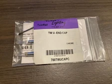Tech Lighting Twin Rail TW U End Cap Chrome 700TWUCAPC