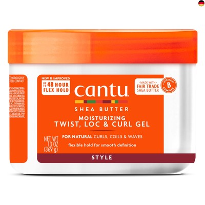 Cantu - Feuchtigkeitesspendendes Twist&Lock Gel - Anti-Frizz Styling Gel für 