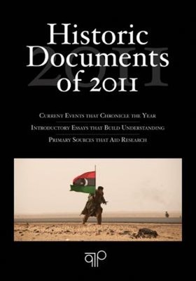 Historic Documents Of 2011 Hardcover C. Q. Press