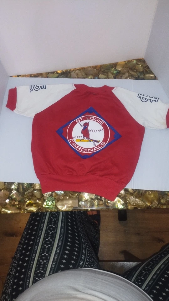 Camiseta Niños 3T Roja Cardenales de San Luis MLB Camiseta Hecha en EE. UU. Años 90 Foto 4 de 4