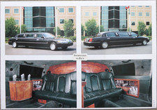 Lincoln Town Car St. Tropez Series STRETCH Limousine USA Prospekt Blatt Brochure