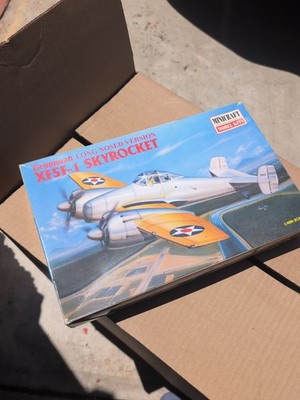 Minicraft Model Kit Grumman XF5F-1 Skyrocket Long Nosed Version VG+/NM